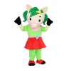 New Style Little Horse With Green Hair Mascot Costume