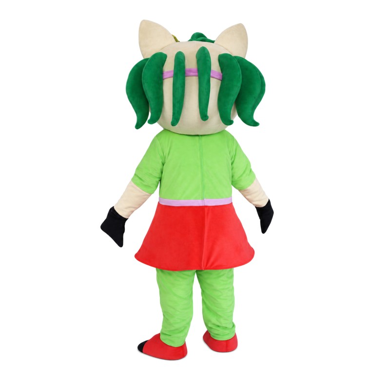 New Style Little Horse With Green Hair Mascot Costume