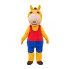 Lifesome Running Orange Horse Mascot Costume