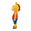 Lifesome Running Orange Horse Mascot Costume