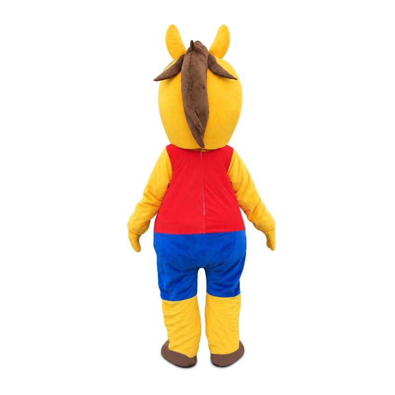 Lifesome Running Orange Horse Mascot Costume
