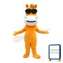 Basic Orange Horse Mascot Costume