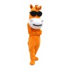 Basic Orange Horse Mascot Costume