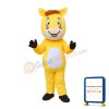 Interesting Cartoon Yellow Horse Mascot Costume