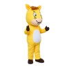 Interesting Cartoon Yellow Horse Mascot Costume
