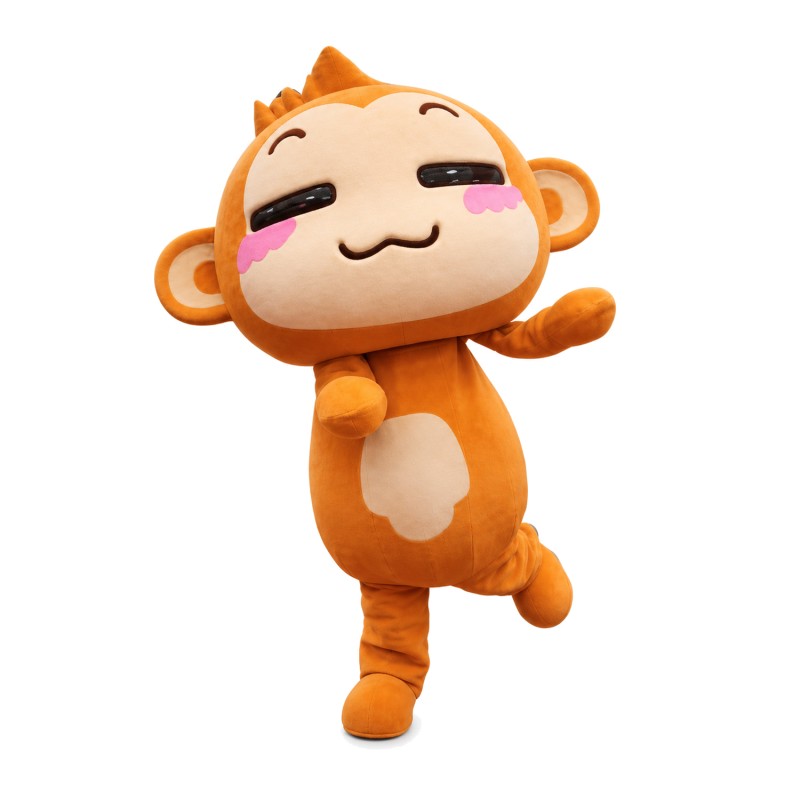 Loving Monkey Couple Mascot Costume