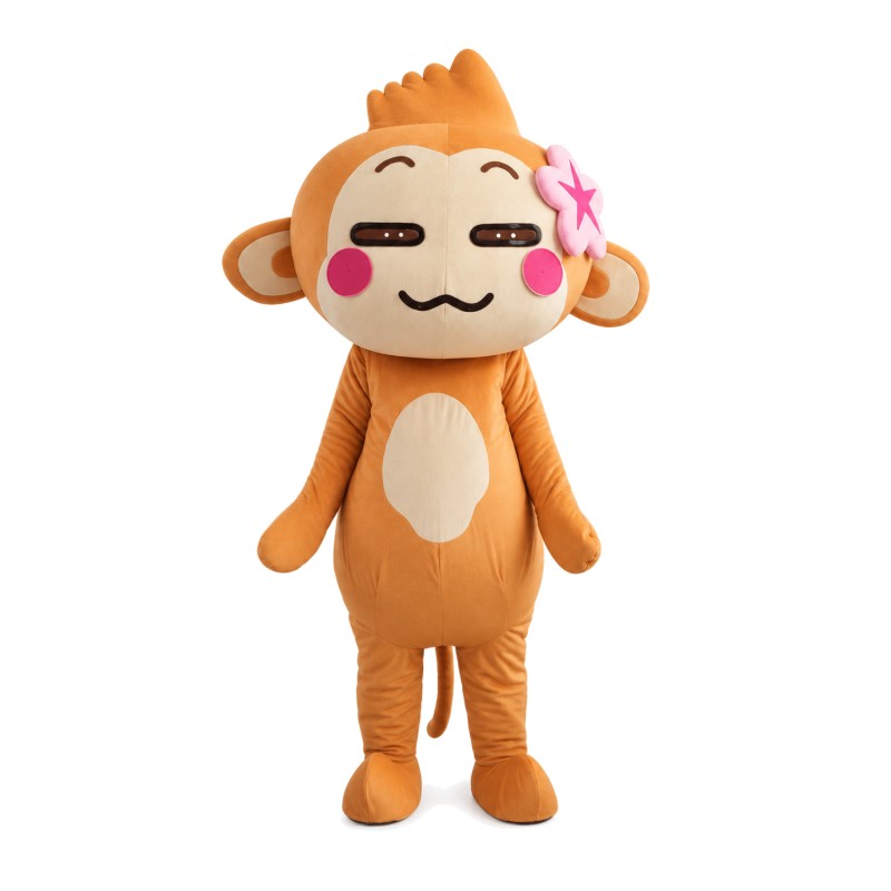 Loving Monkey Couple Mascot Costume