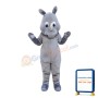 Basic Version Furry Grey Rhino Mascot Costume