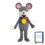Lucky Mouse With Gold Medal Mascot Costume