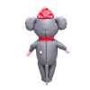 Big Inflatable Grey & Pink Mouse Mascot Costume