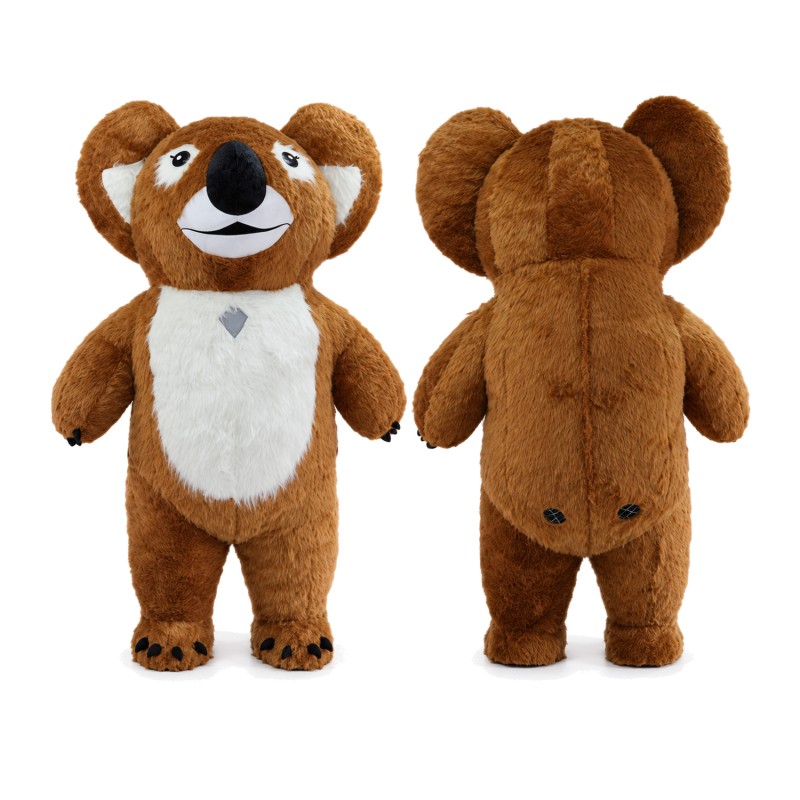 Long Fur Koala Mascot Costume