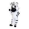 Cartoon Style Zebra Mascot Costume For Opening Event