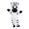Cartoon Style Zebra Mascot Costume For Opening Event