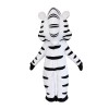 Cartoon Style Zebra Mascot Costume For Opening Event
