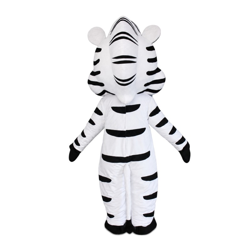 Cartoon Style Zebra Mascot Costume For Opening Event