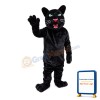 Strong Powerful Black Leopard Mascot Costume