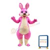 For Adult Lively Pink Kangaroo Mascot Costume