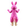 For Adult Lively Pink Kangaroo Mascot Costume