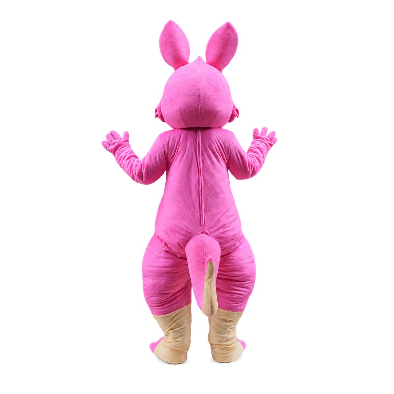 For Adult Lively Pink Kangaroo Mascot Costume