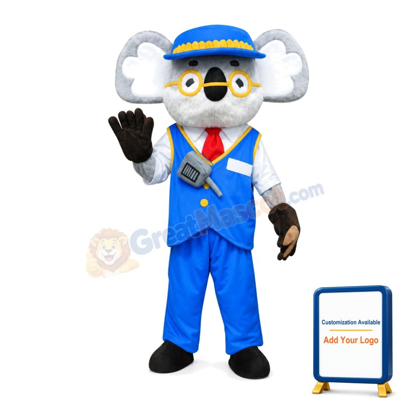 Cartoon Different Professions Koala Mascot Costume