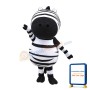 Funny Interesting Cartoon Big Head Zebra Mascot Costume