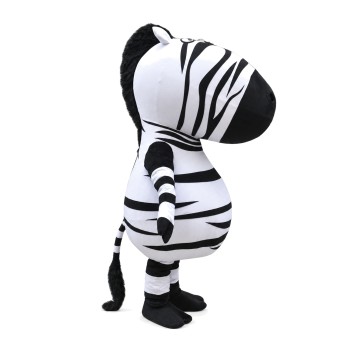 Funny Interesting Cartoon Big Head Zebra Mascot Costume