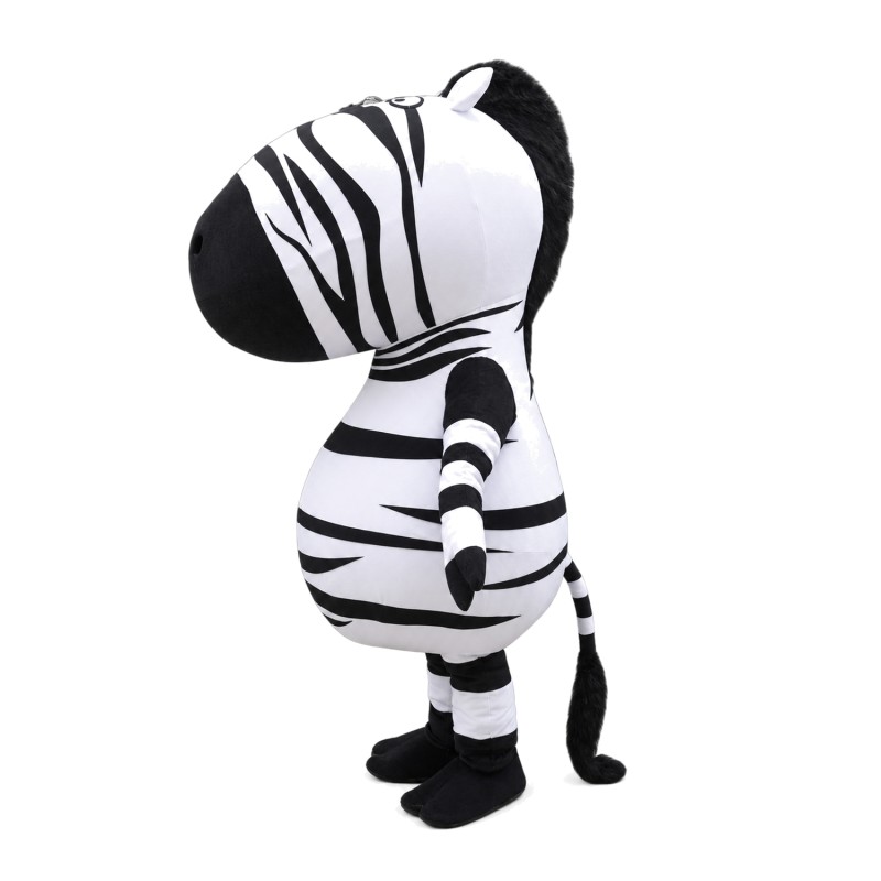 Funny Interesting Cartoon Big Head Zebra Mascot Costume