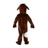 Adult Lively Brown & White Goat Mascot Costume