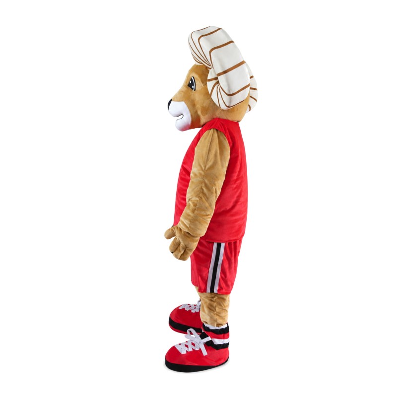 Strong Ram With Sports Set Mascot Costume