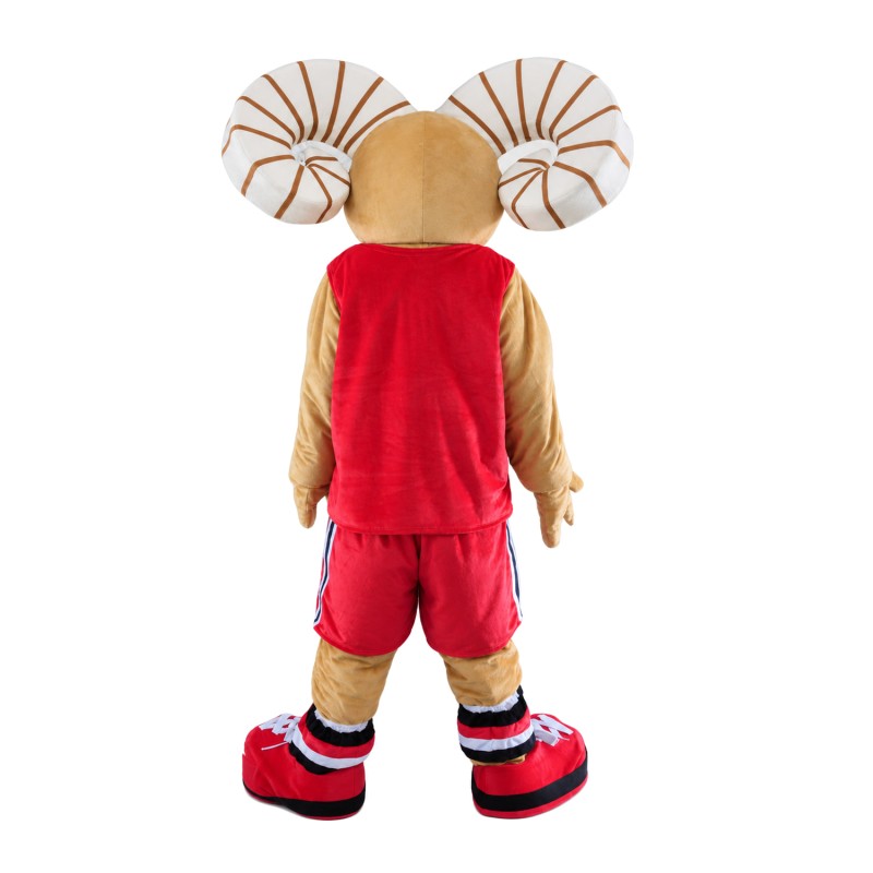 Strong Ram With Sports Set Mascot Costume