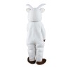 New Version Adult Furry White Goat Mascot Costume