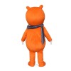 New Kind Little Orange Rhino With Grey Scarf Mascot Costume