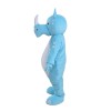 Customized Fashion Design Light Blue Rhino Mascot Costume