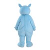 Customized Fashion Design Light Blue Rhino Mascot Costume
