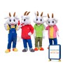Different Style Goat Mascot Costume For Large Family Gathering Campaign