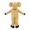 Likable Walking Light Brown Ram Mascot Costume