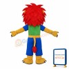 Happy Lion With Reddish Brown Mane Mascot Costume
