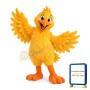 Long Fur Yellow Duck Mascot Costume