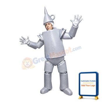 For Theme Event Strange Tin Robot Mascot Costume