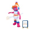 New Kind Colorful Robot With Headset Mascot Costume
