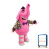 Lifesome Long Fur Pink Elephant Mascot Costume