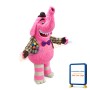 Lifesome Long Fur Pink Elephant Mascot Costume