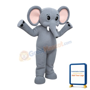 Classic Version Cartoon Elephant Mascot Costume