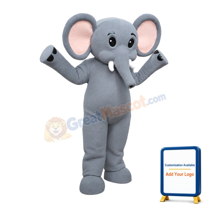 Classic Version Cartoon Elephant Mascot Costume