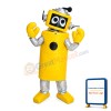 Customized Yellow Cylindrical Robot Mascot Costume