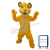 Little Yellow Lion Mascot Costume