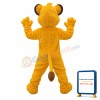 Little Yellow Lion Mascot Costume