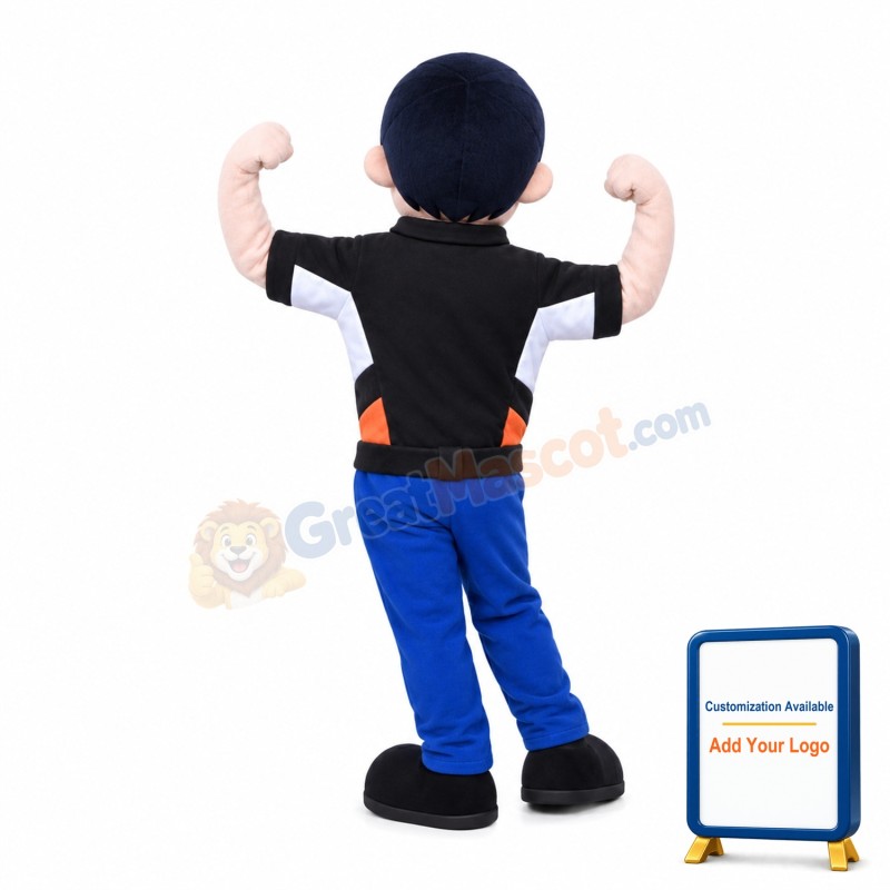 New Kind Powerful Sport Boy Mascot Costume