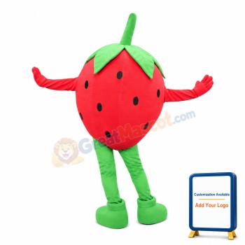 Lovely Big Eyes Strawberry Baby Mascot Costume