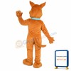 Honest Brown Dog With Dog Tag Mascot Costume